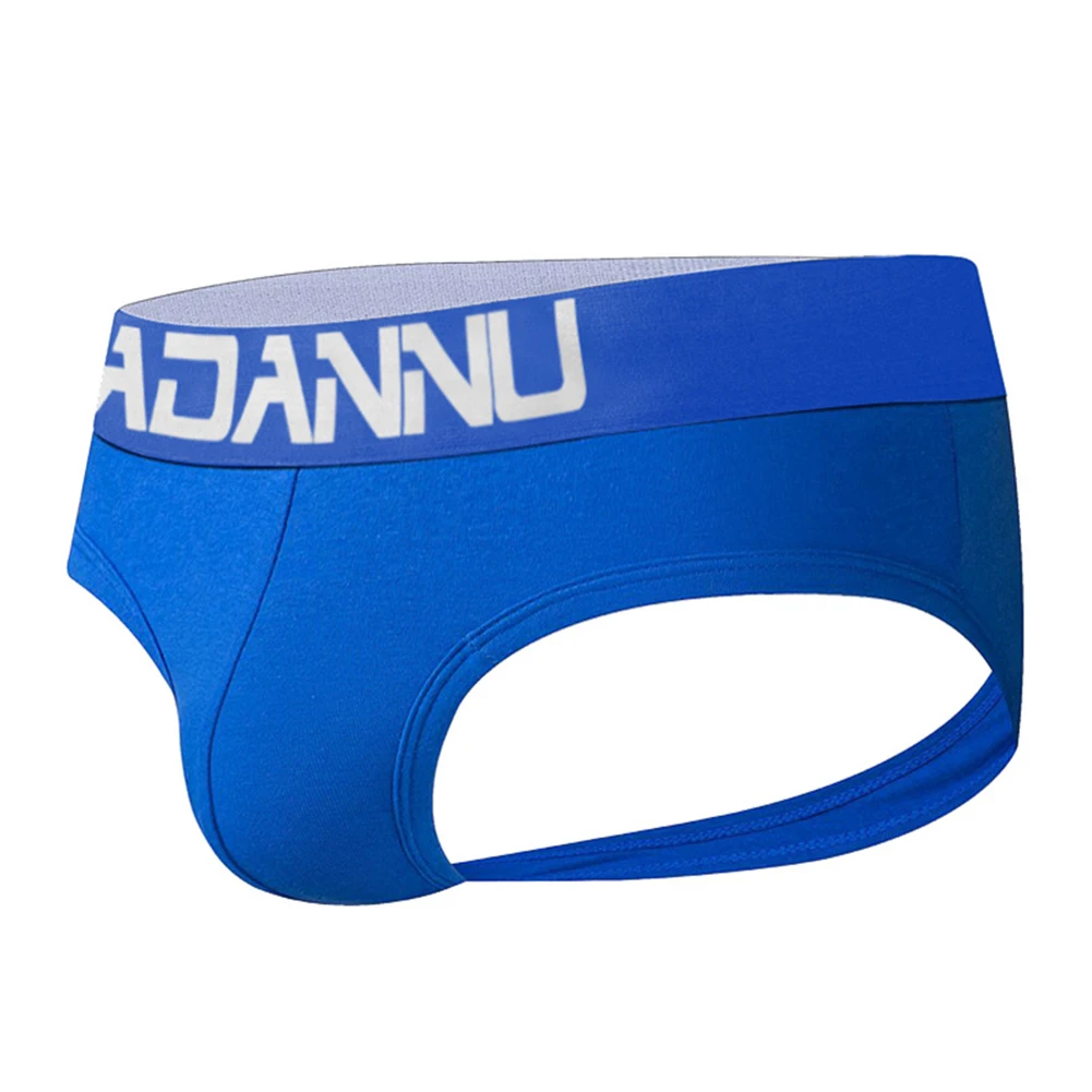 

Mens Open Butt Thong U Convex Pouch Lingerie Underpants Underwear Cotton G-String Bikini Sexy Backless Breathable Briefs