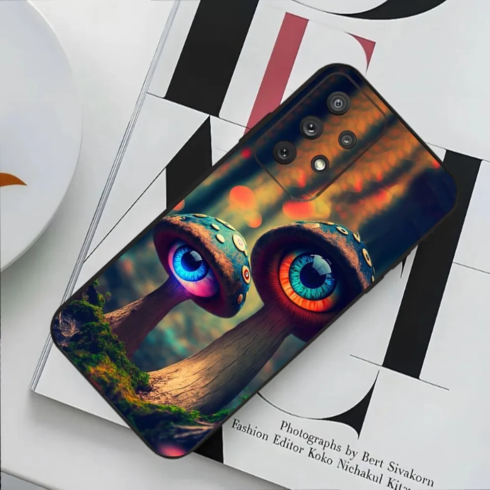 Чехол для телефона с психоделическими грибами Trippy Samsung Galaxy S24 S20 S21 S22 S23 Fe Lite Plus Ultra
