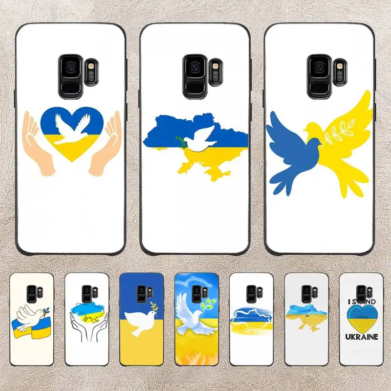 

New Ukraine Flag Pattern Print Phone Case For Samsung Galaxy A51 A50 A71 A21s A31 A41 A10 A20 A70 A30 A22 A02s A13 A53 5G Cover