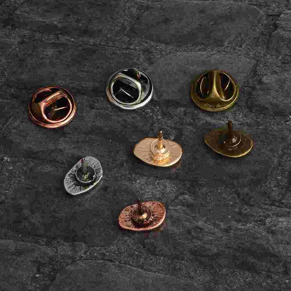 

4pcs Unisex Brooch Metal Brooch Breastpin Pin Badges for Jackets Bags Backpacks Clothes