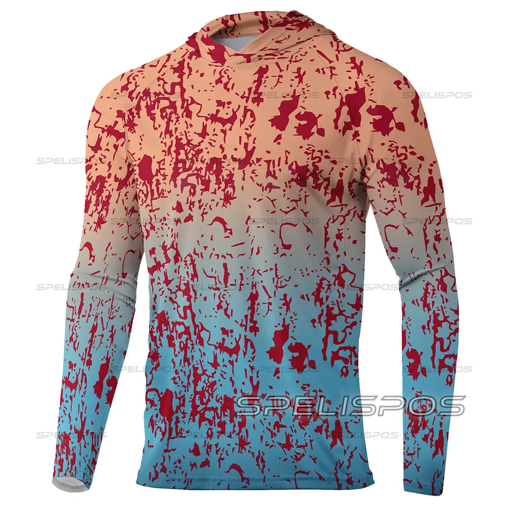 Толстовки рубашки для рыбалки UPF 50+ летний дышащий комплект верховой езды топы