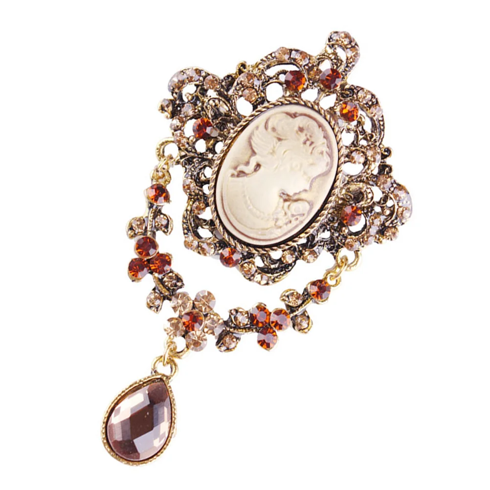 

Brooch Pin Breastpin Clothing Crystalretro Rhinestones Vintage Brooches Decor Lapel Ornament Shawl Sweaterfor Collar Rhinestone