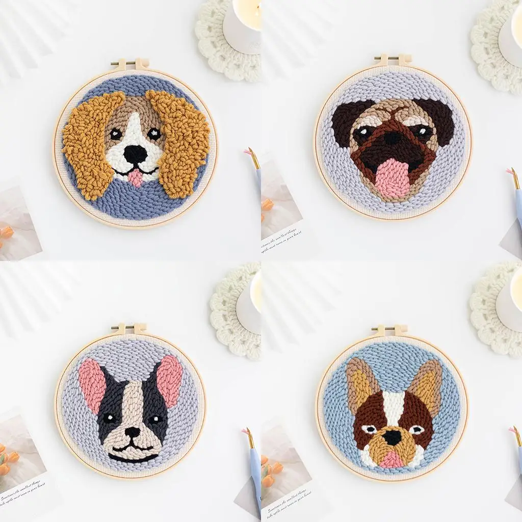 Набор для вышивания собак — полный набор всех уровней навыков