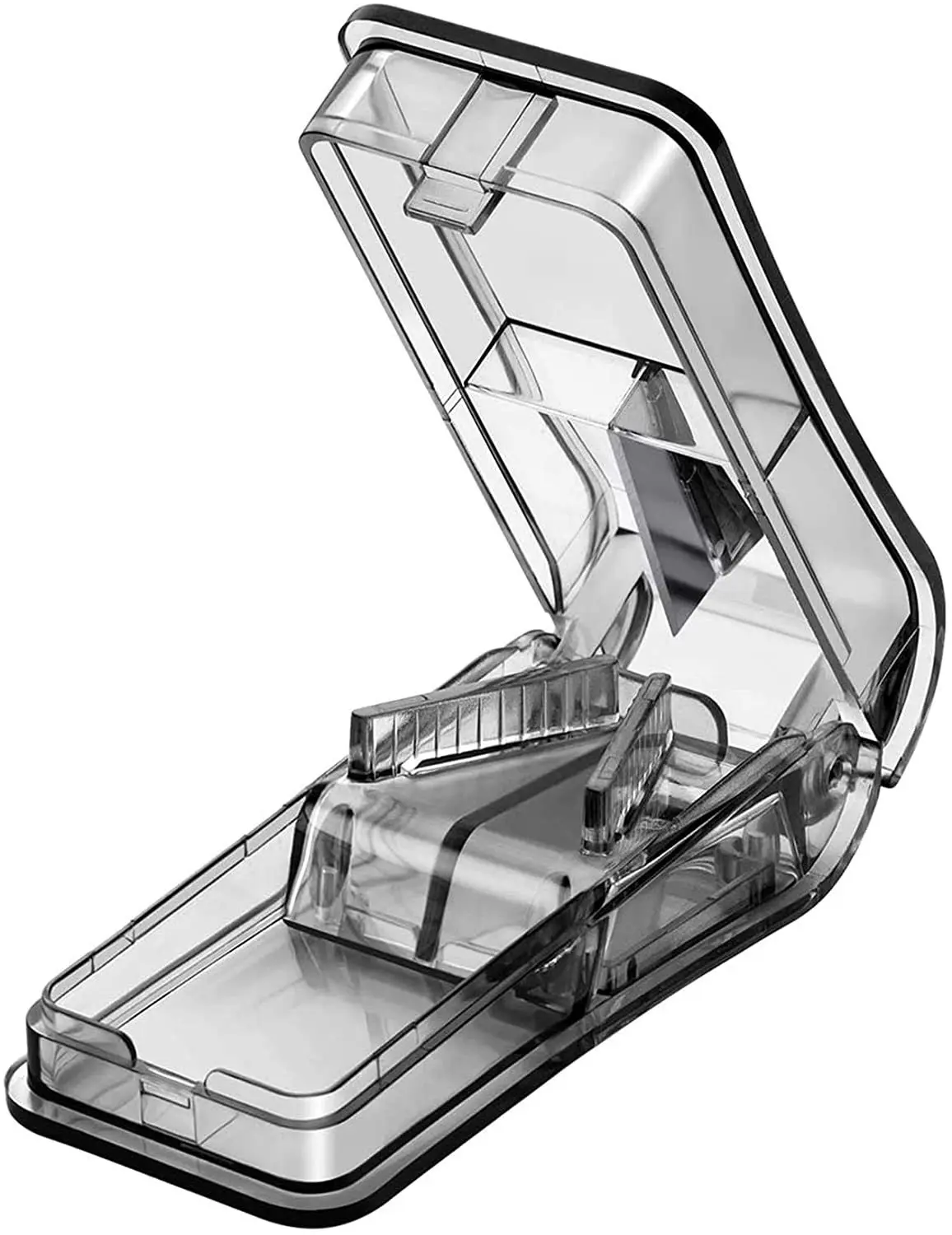 

Портативный резак для таблеток, компактный контейнер для лекарств, Женский чехол для таблеток 6 цветов, дорожный контейнер для таблеток