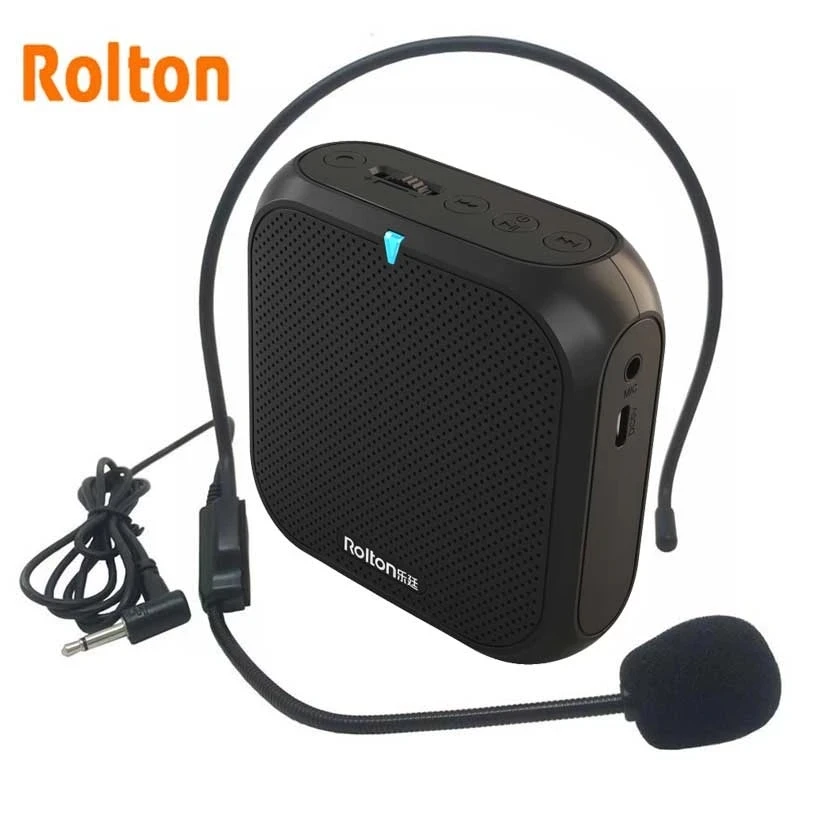 Rolton K400 Portable Voice Amplifier Megaphone Booster 4 Col