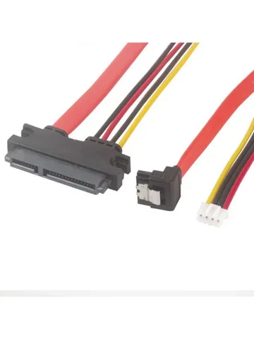SATA 7+15PIN to SATA+4PIN кабель 40 см