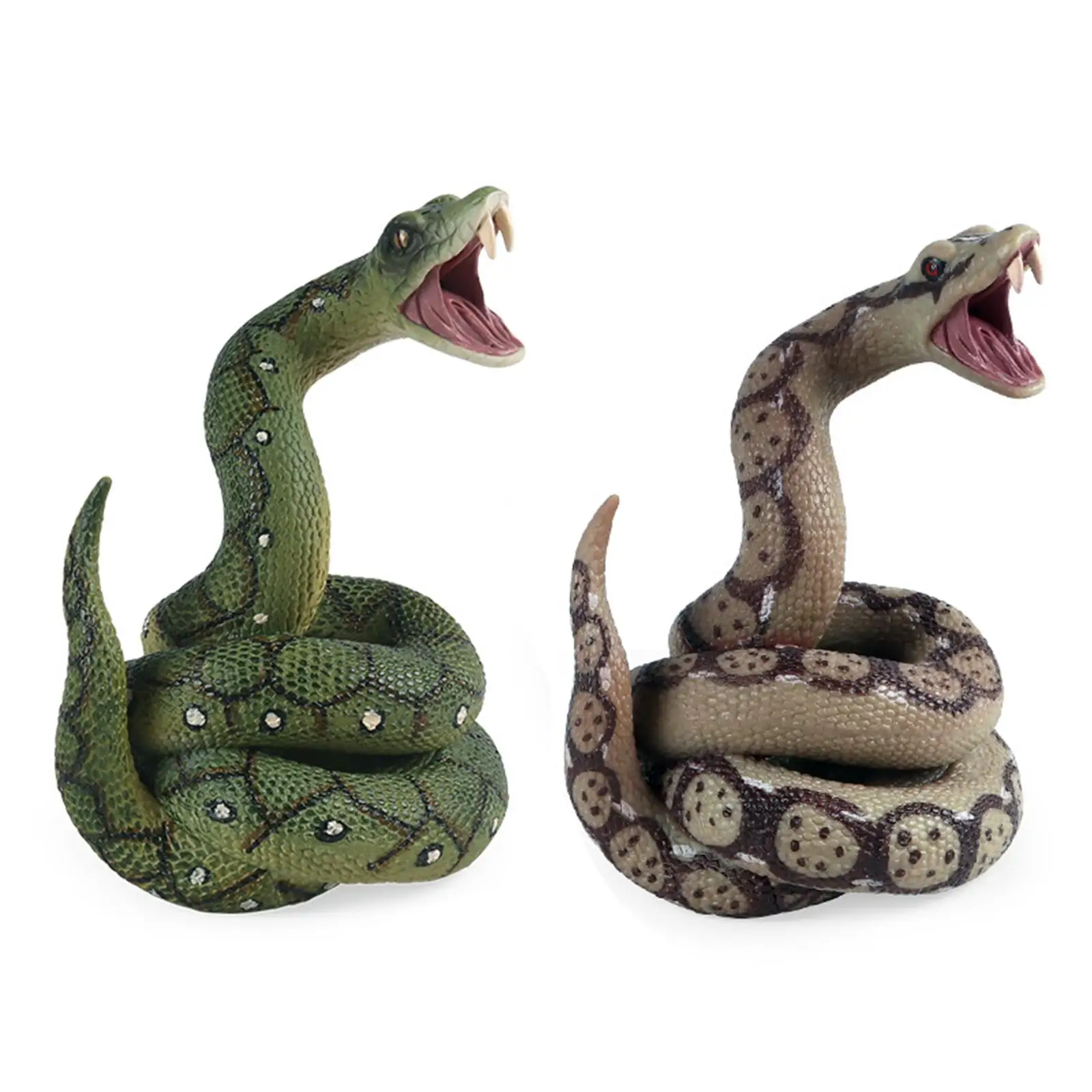 

Realistic Snake Model Toy Party Tricks Practical Jokes Prop Educational Toys Scary Snake Toy Horrifying Artifical Snake Figurine