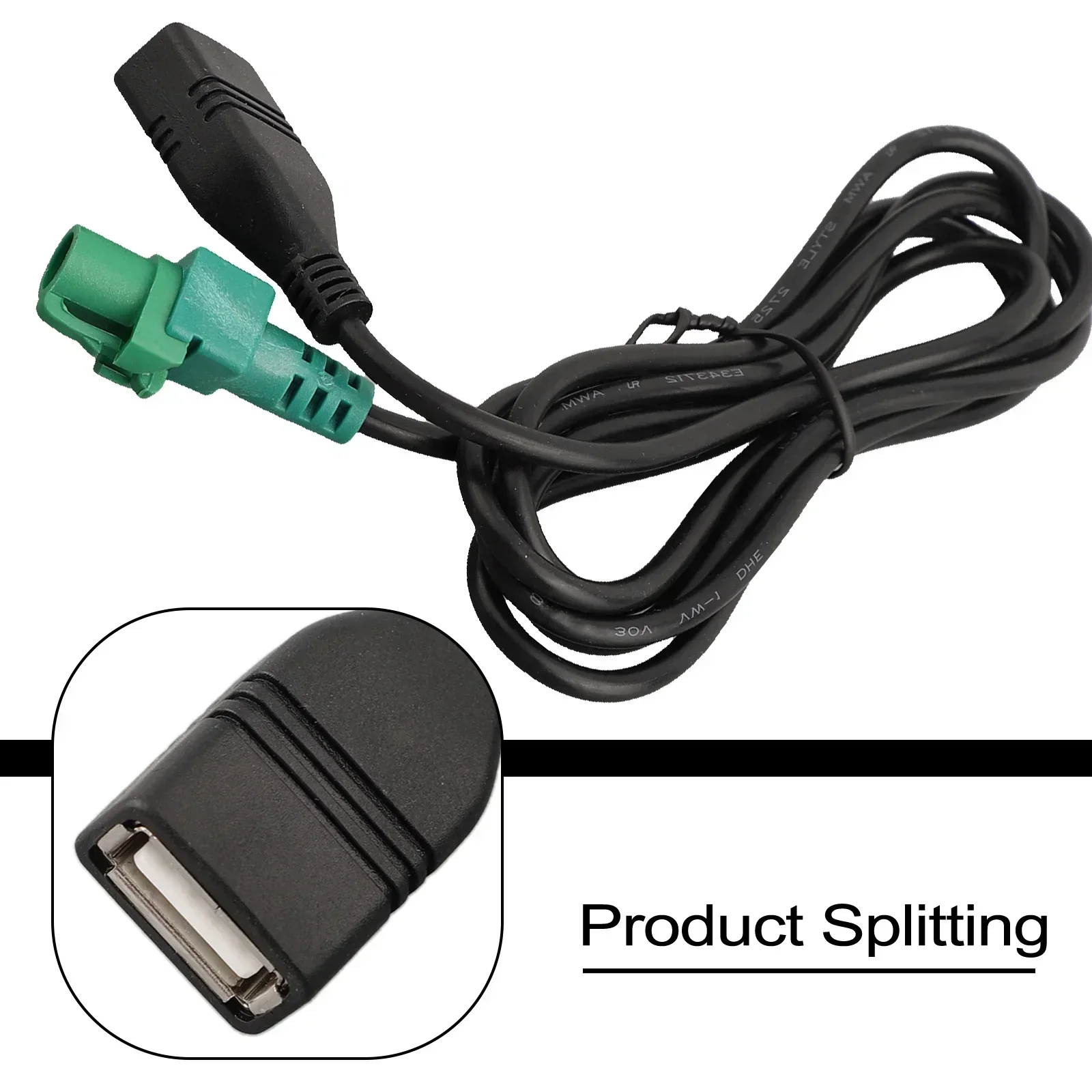 Легкий доступ к внешним устройству с USB-адаптером для компакт-дисков аудиокабель