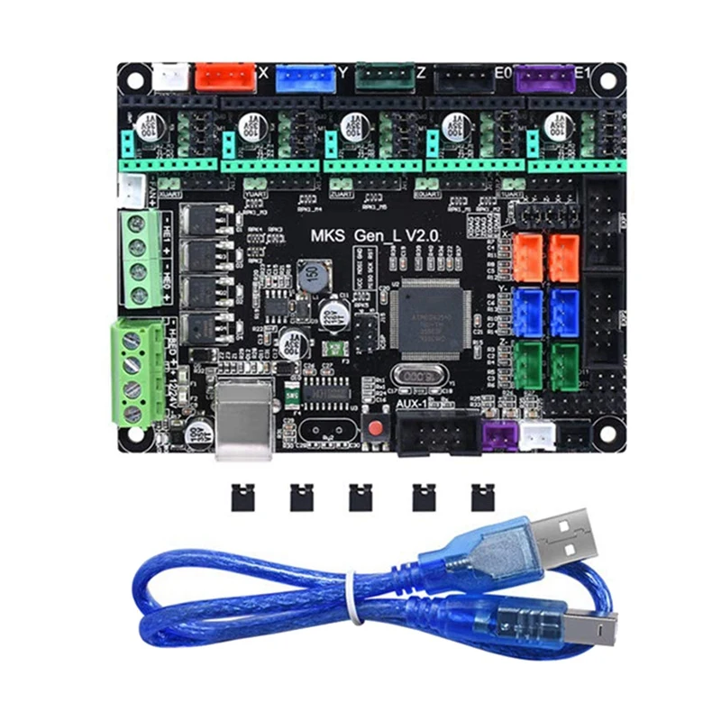 

3D Printer Integrated Motherboard Controller PCB Board A4988/DRV8825/TMC2208/TMC2130 Like Ramps 1.6 Mainboard