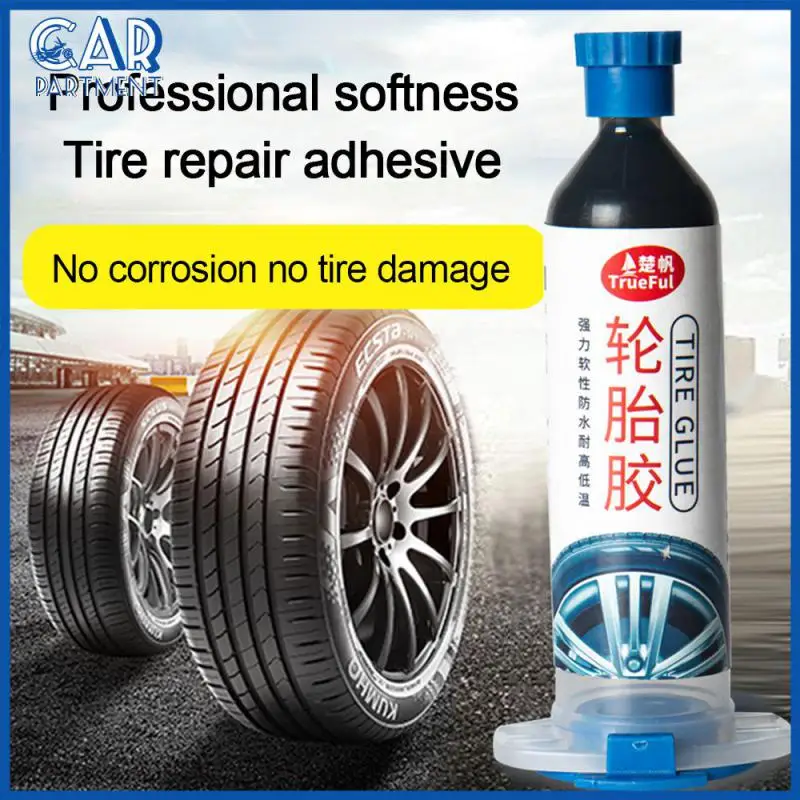 

Universal Car Special Glue Portable 30ml Repair Tire Cracks Strong Black Glue Durable Silicone Adhesive For Tires