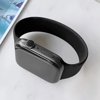 slim silicone strap for apple watch 6 5 4 3 2 1se 38mm 40mm 41mm soft flexible watchband for iwatch 6 42mm 44mm 45mm bracelet