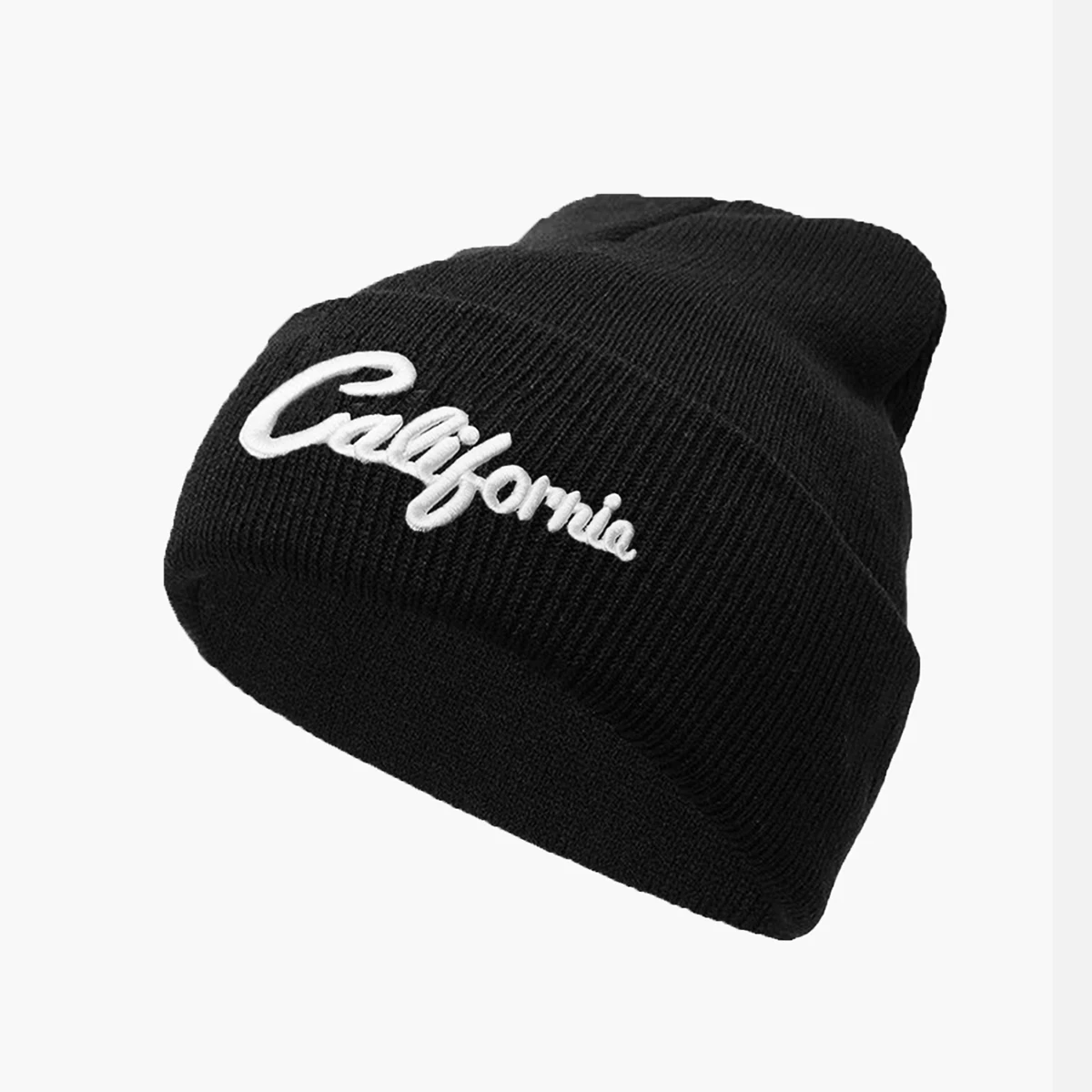 

IL KEPS Women's Cap For Male Green 3D Embroidery Beanies Skullies Autumn Knitted Hats for Beanie Warmeradies Winter ZZM049