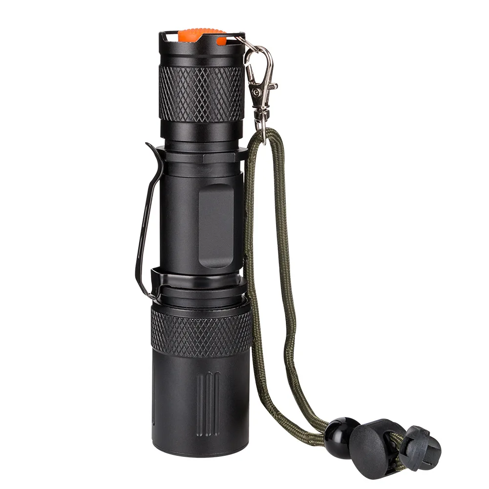 

New LED Aluminum Alloy Rechargeable L Strong Light Flashlight Outdoor Waterproof Lighting Remote Searchlight