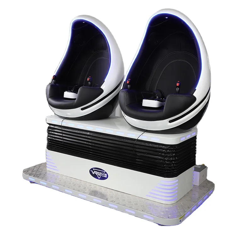 

Amusement Park Rides 9D Egg VR Chair Double 2 Players Virtual Reality Cinema Simulator