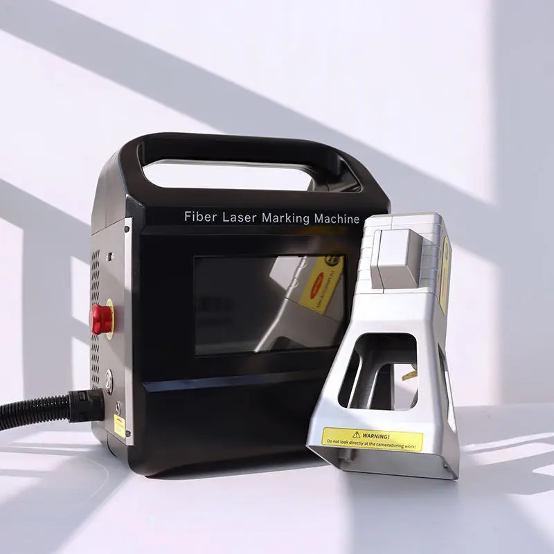 Ручной мобильный мини 100*100 мм 20 Вт волоконная лазерная маркировка для алюминия