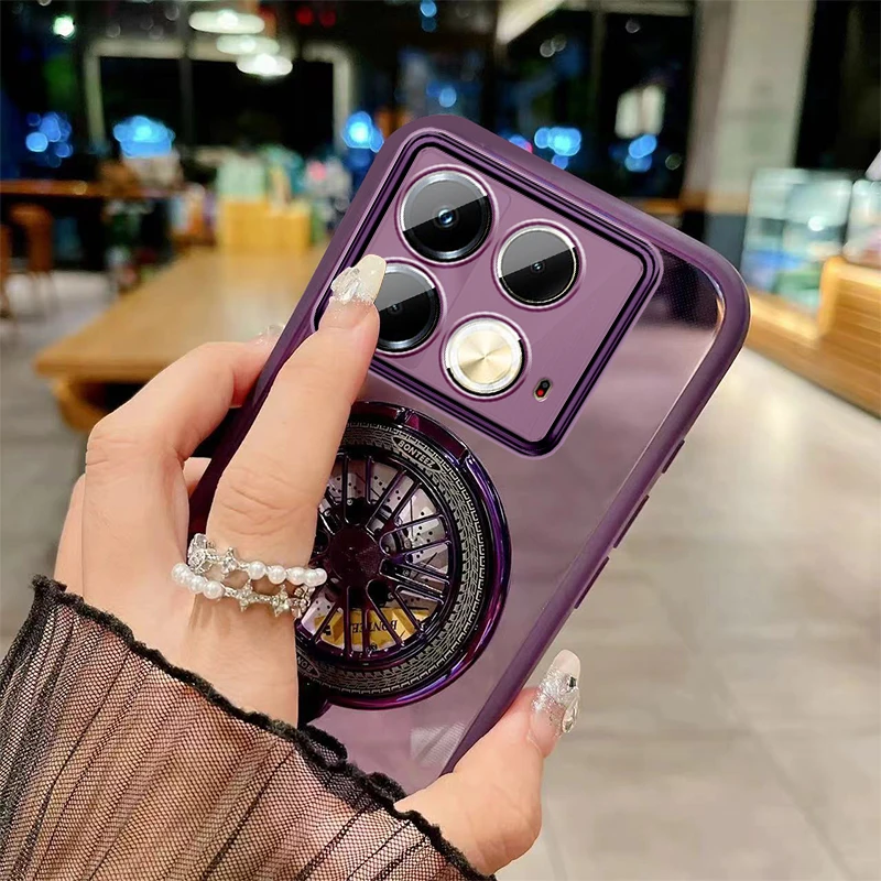 Магнитный беспроводной чехол Magsafe для Infinix Note 40 Pro 40x Smart 9 A80 POP Hot 50i 50 Zero 4G 5G