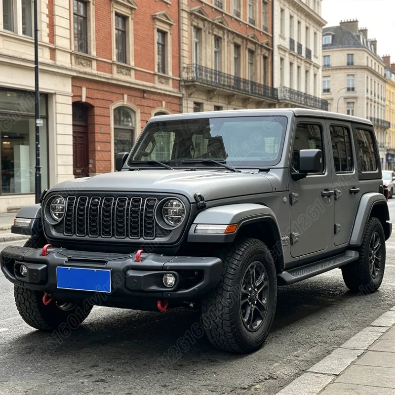 Фото Для Jeep Wrangler JL Gladiator JT JL1300 2018-2024: Передний бампер, воздухозаборник, решетка радиатора, комплект обвеса кузова №5
