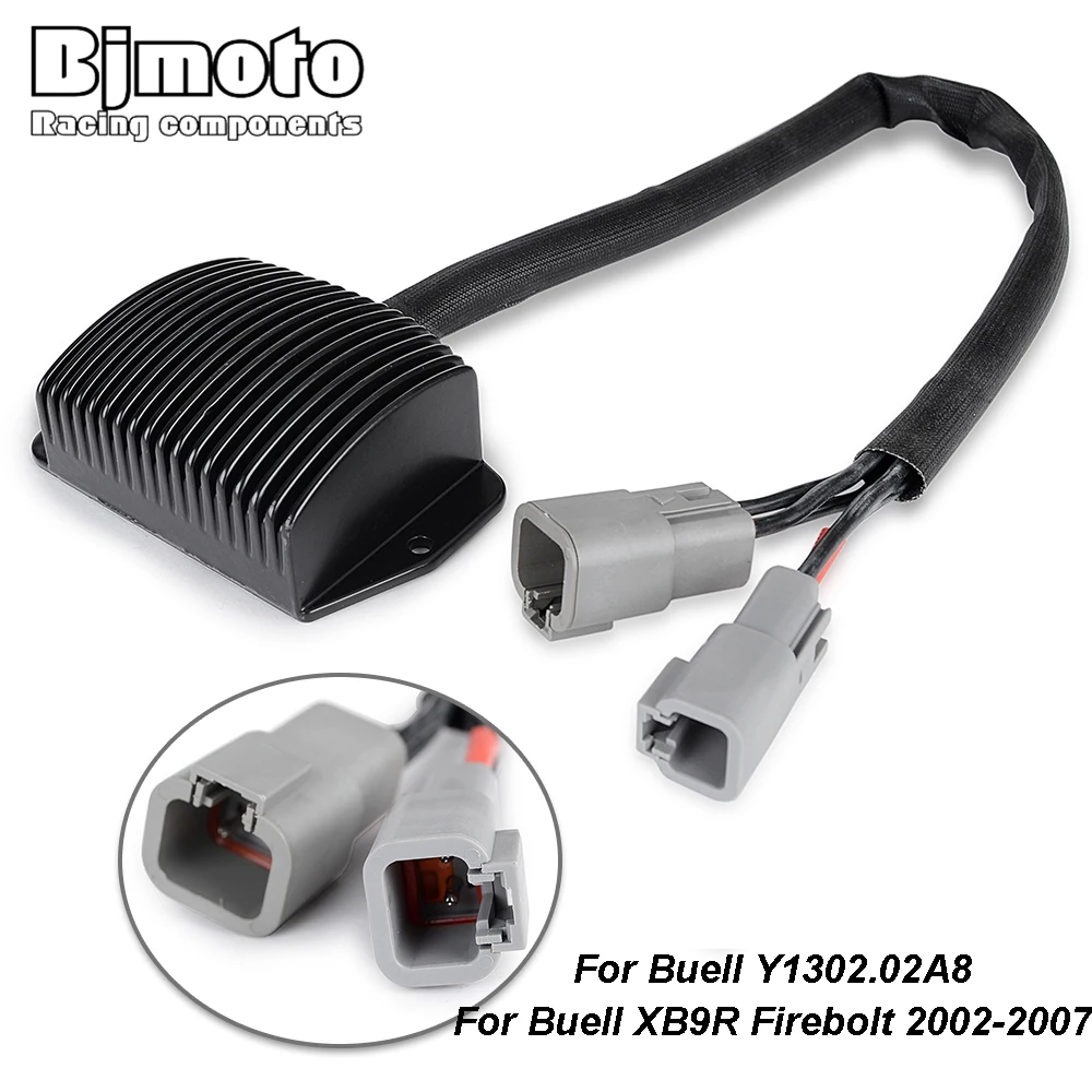 

Metal Motorcycle Y1302.02A8 Regulator Rectifier For Buell XB9R Firebolt 2002 2003 2004 2005 2006 2007 Voltage Rectifier 12V