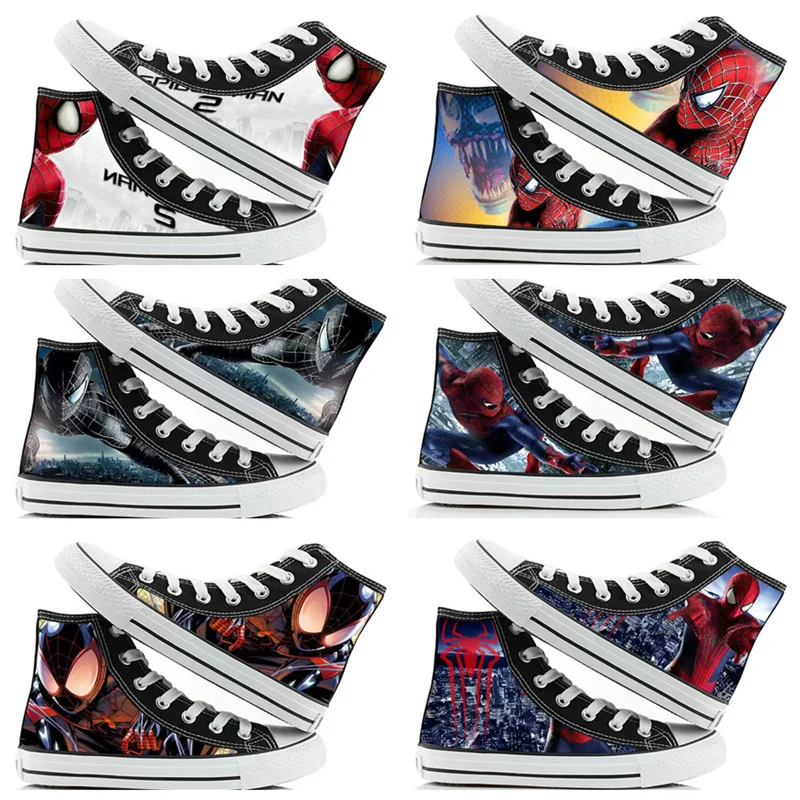 

Spider Man Far From Home Venom Cosplay Shoes Adult Students Spring Breathable Cartoon Unisex Costume Accessories Xmas Gift