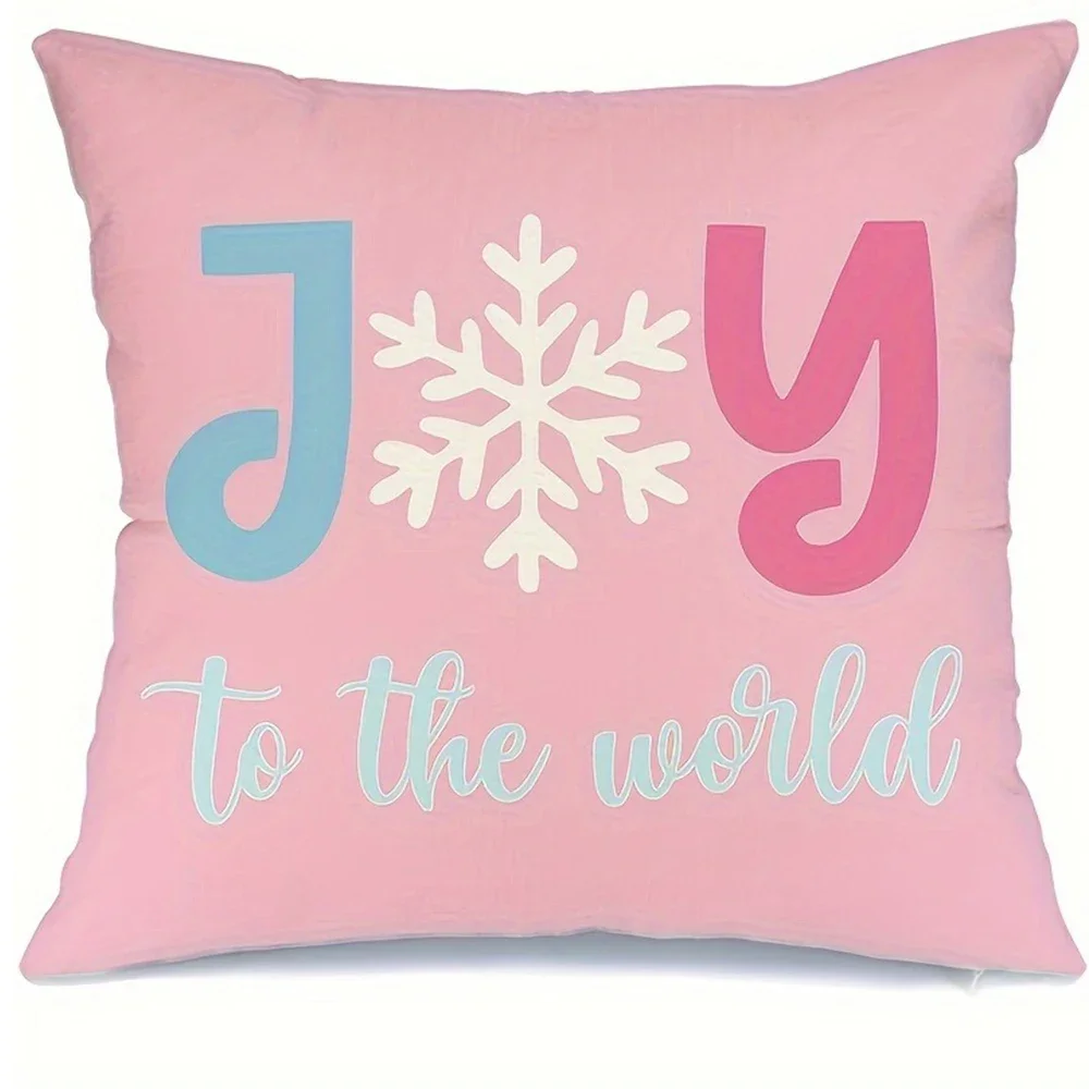 

Рождественская наволочка с рождественской тематикой, подарок на Новый год, наволочка, украшение для дома, комнаты, чехол для диванной подушки