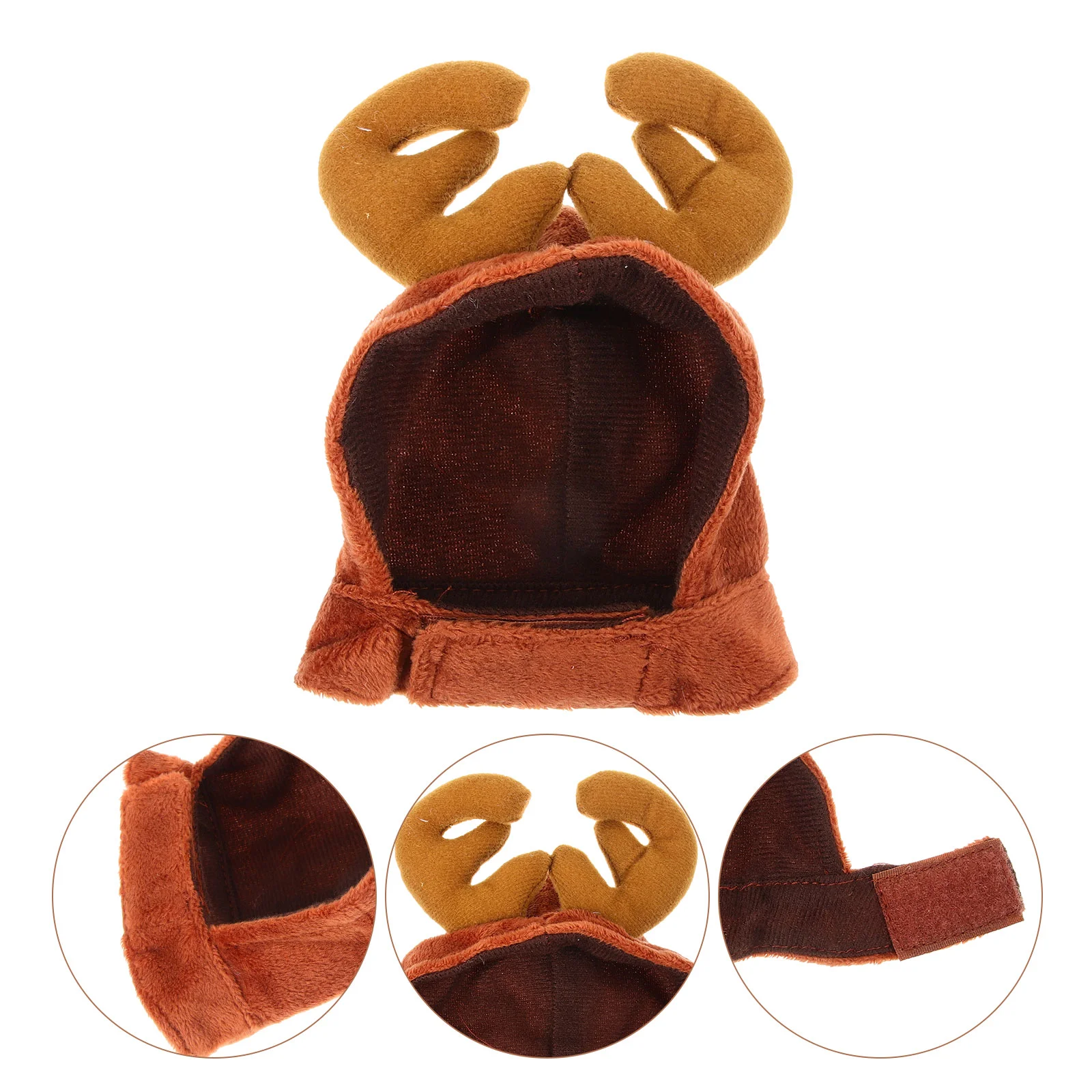 

Pet Cap Birthday Hat Puppy Accessory Clothing The Dog Carnival Antler Headpiece Fabric Outfit
