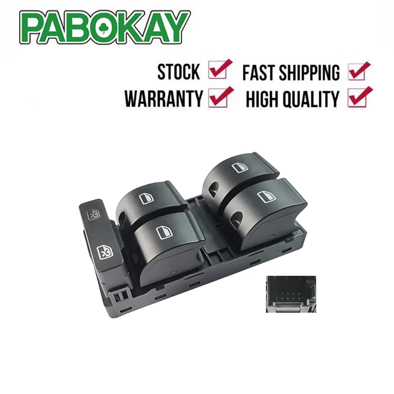 Электрический переключатель управления окном для Audi A4 B6 B7 Seate xeo 3R2 ST 3R5 8E0959851B 8E0 959