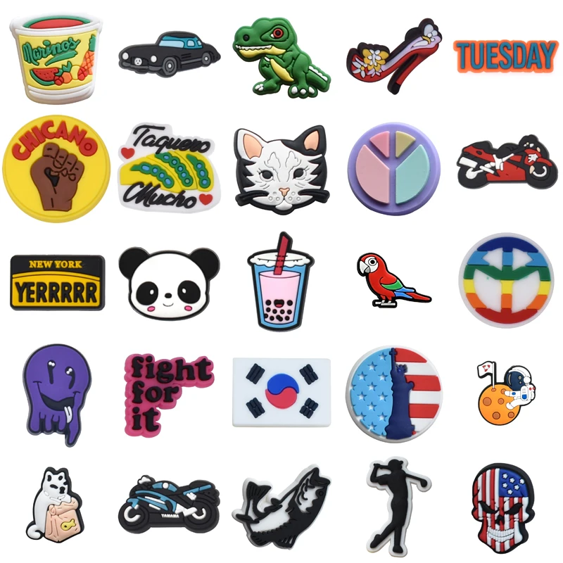 

Shoes Accessories Boy Shoe Charms Men Decorations for Crocs Girl Women Charm Kids Para Pins Packs Gifts Wholesale Bulk Set Jeans