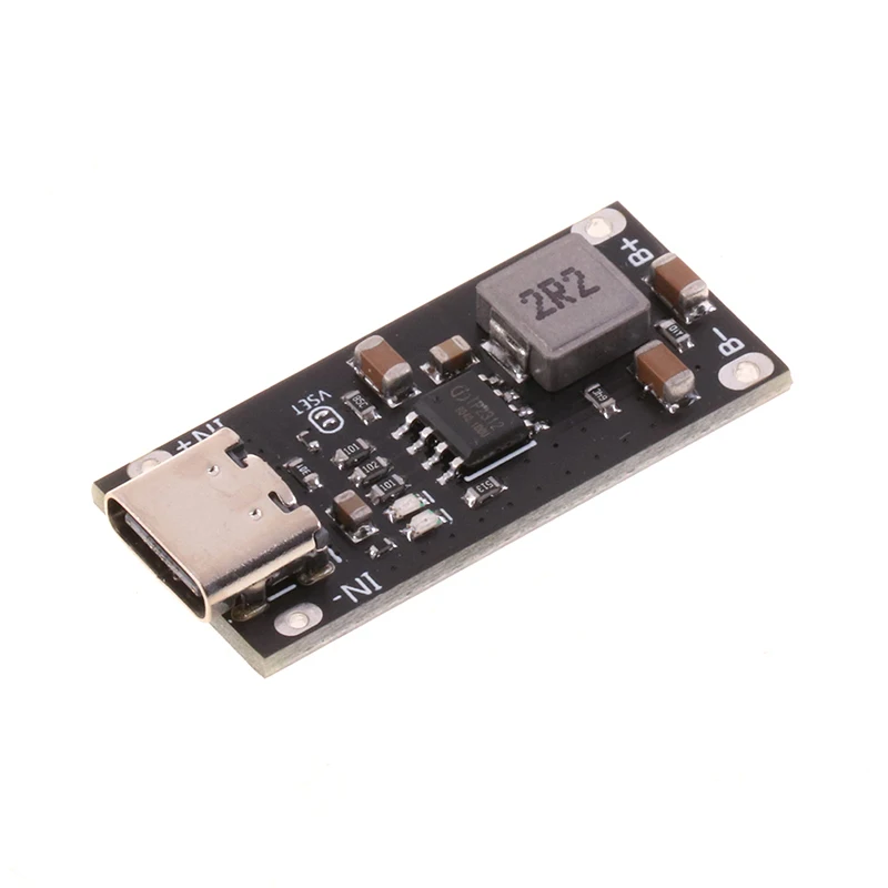 

Type C USB Input 3A Polymer Ternary Lithium Battery Quick Fast Charging Board IP2312 CC/CV Mode 5V To 4.2V