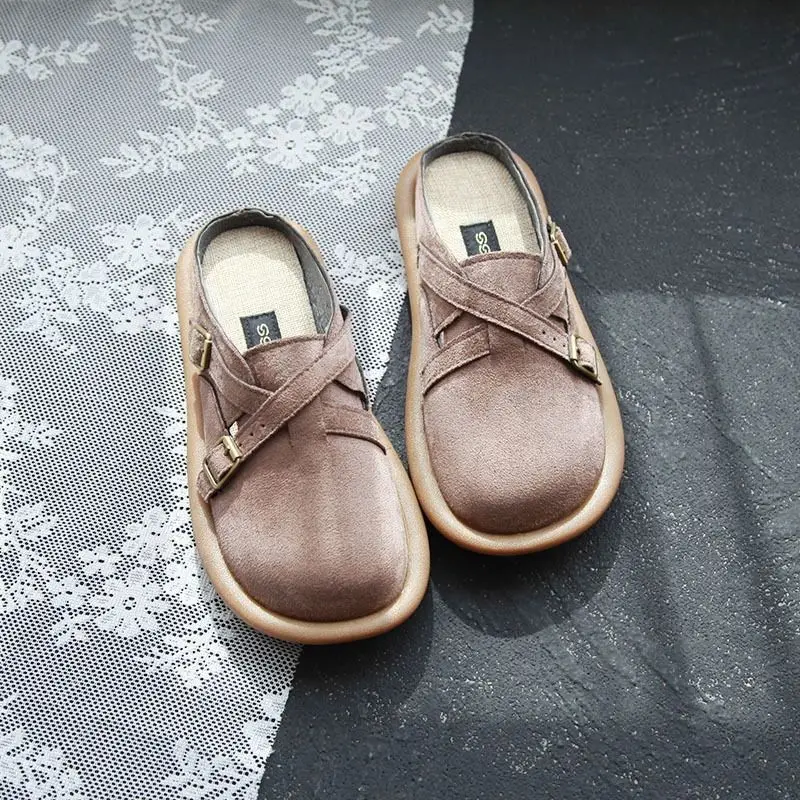 Baotou Half Slippers Women's Soft Sole Summer Bucken Shoes Breathable Cotton Hemp Sandals Versatile Slippers for External Wear