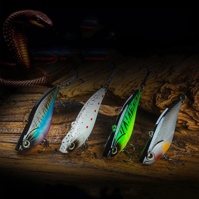 

1pcs Metal VIB Fishing Lure Vibration Spoon Bass Baits Crankbait Bass Wobbler Hard Baits Cicada Lure ViB Tackle
