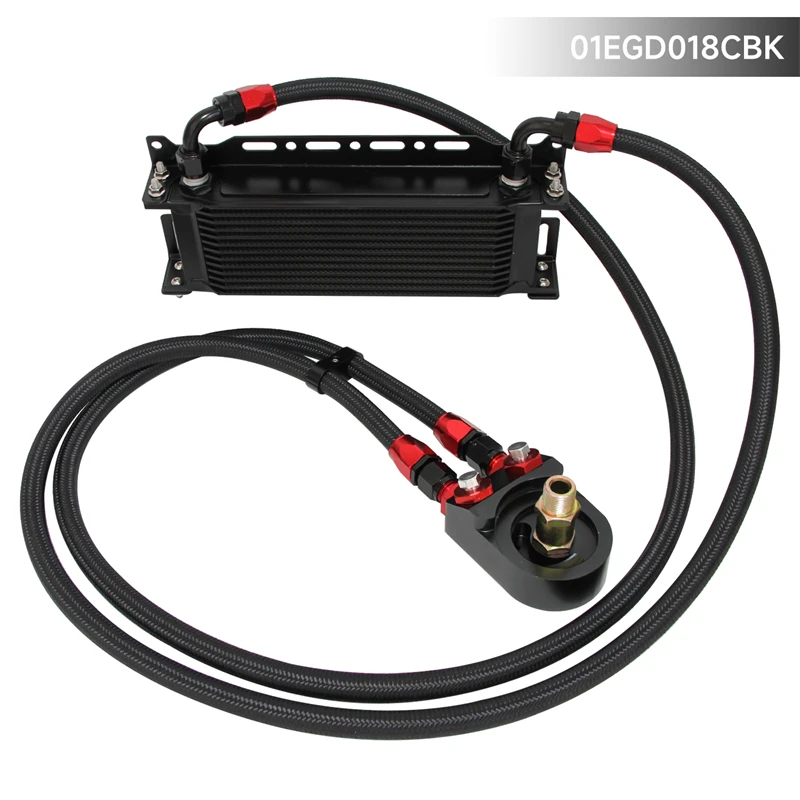 

13 рядов AN8 комплект масляных радиаторов для нейлоновых маслопроводов + кронштейн адаптера фильтра 3/4*16/M20*1,5 черного/синего цвета