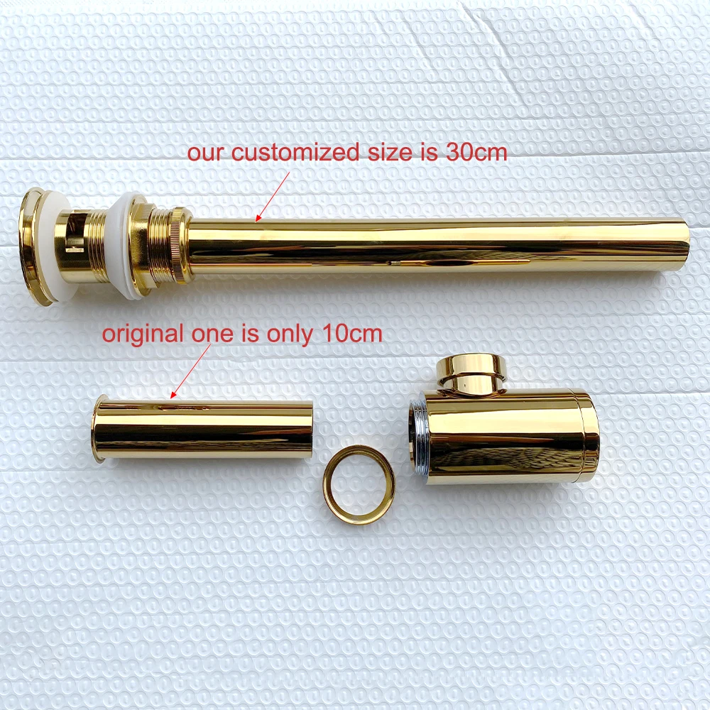 300 см удлинитель сливной трубы нестандартного размера Золотая раковина бутылка