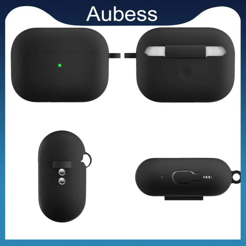 

For Airpods 2 Earphone Protective Cover Anti-lost Silicone Case Earphone Protective Case Rope Lanyard