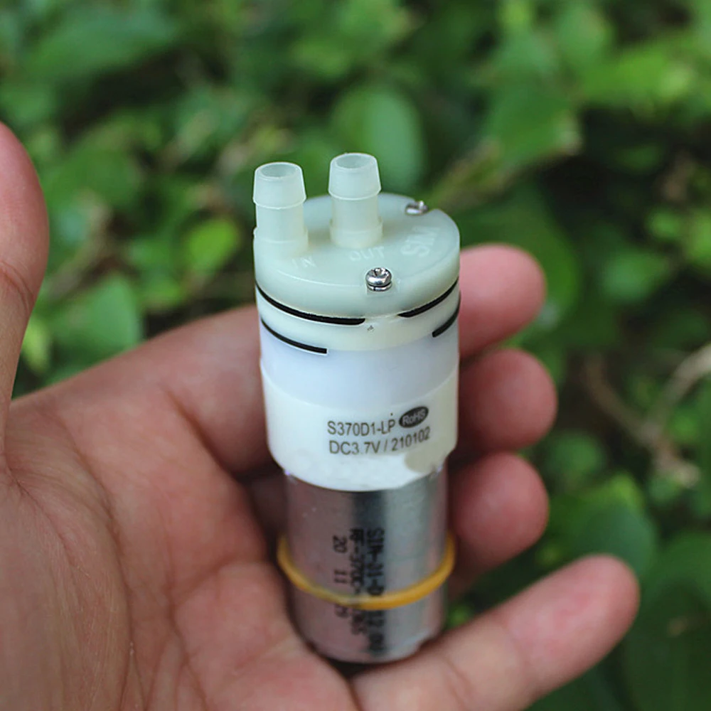 

Миниатюрный водяной насос 370, постоянный ток 3,7 в, 5 В, 6 в, самовсасывающий насос, мембранный насос для аквариума, рыбалки на открытом воздухе