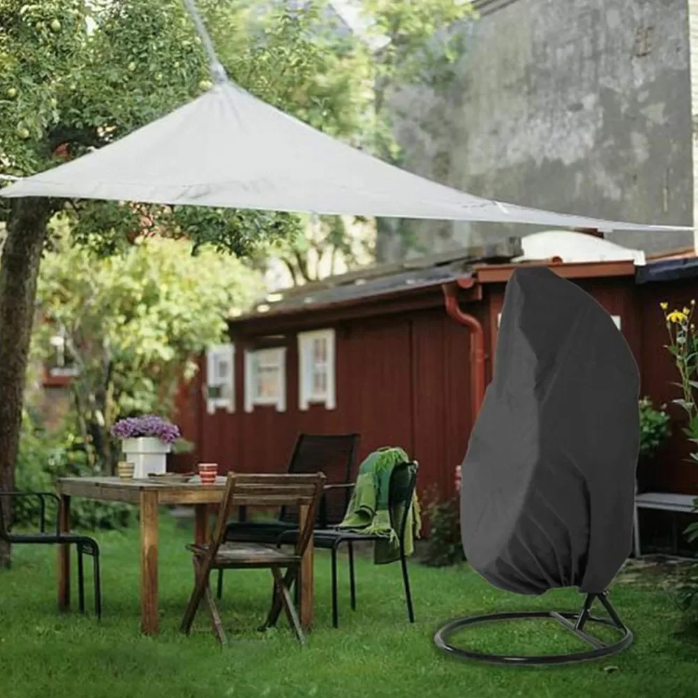 

Waterproof Patio Chair Cover Egg Swing Chair Dust Cover Protector With Zipper Protective Case Outdoor Hanging Egg Chair Cover
