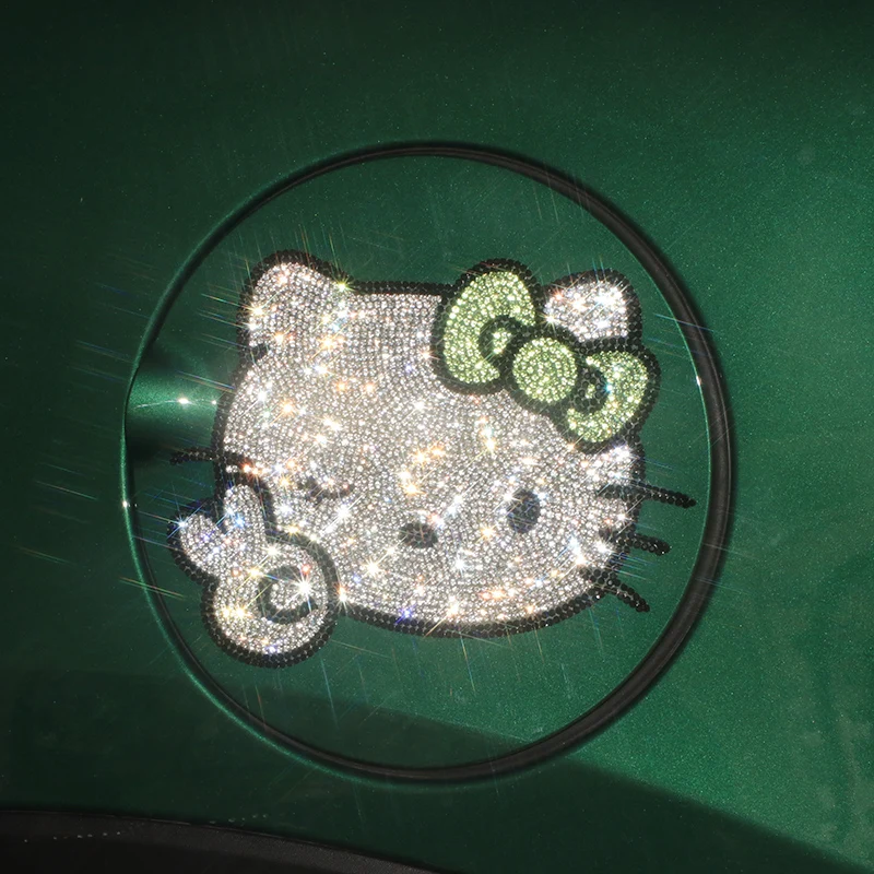 Sanrio автомобильная крышка топливного бака декоративная алмазная наклейка Hello Kitty