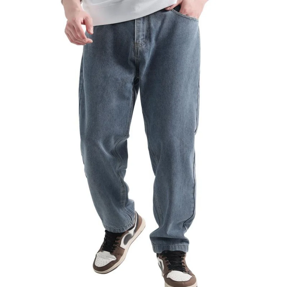 Men's Straight Jeans Loose Casual Pants Fashion Simple Jeans