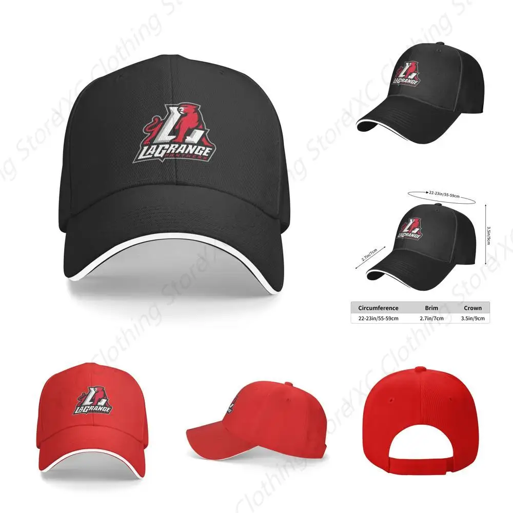 Кепка-сэндвич с логотипом колледжа Lagrange классическая бейсбольная кепка унисекс