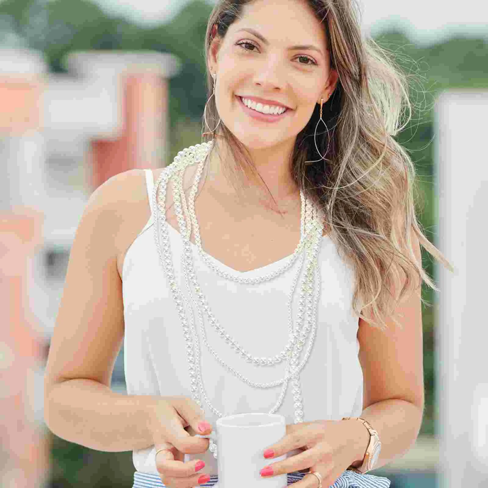 Ожерелье-свитер Grace мужское ожерелье Miss колье с жемчугом искусственный жемчуг