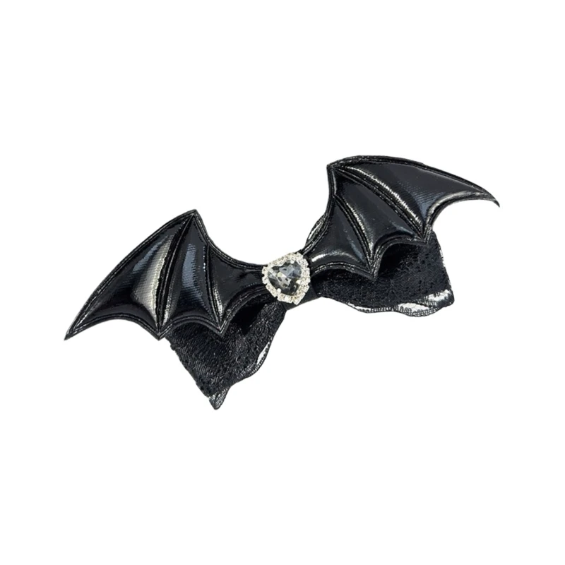 Готическая заколка для волос с крыльями дьявола боковые заколки женские