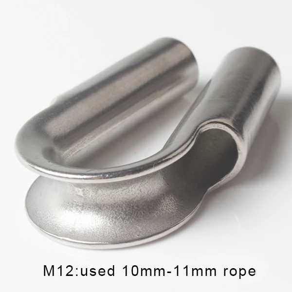 

8 мм/10 мм/12 мм/14 мм/16 мм трубка из нержавеющей стали наперсток для троса лебедки