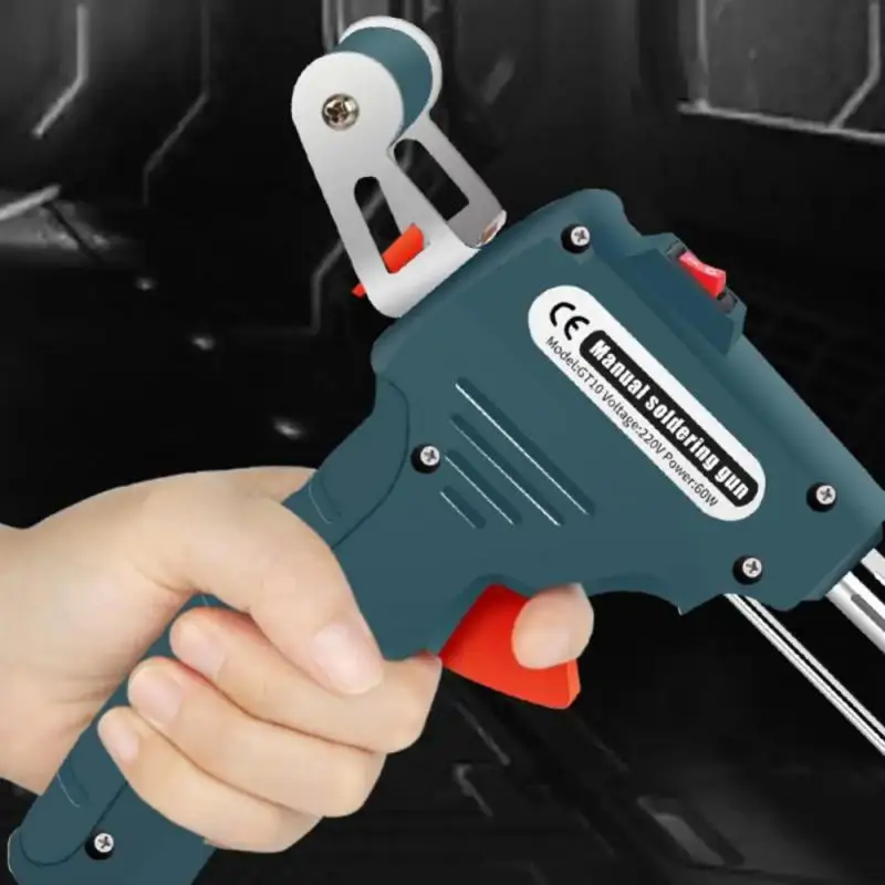 Электрический паяльник ЕС 60 Вт автоматическая отправка оловянного пистолета 220 В