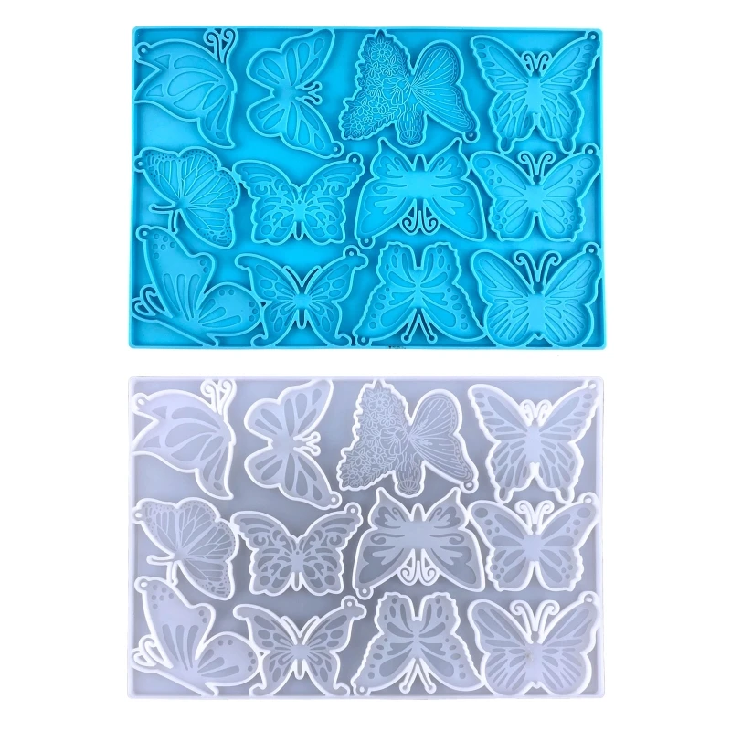 

Creative Keychain Resin Molds Butterfly Shaped Casting Mold DIY Craft Mould for DIY Women Keychains Pendant Craft Supplies