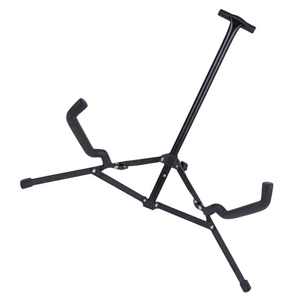 

Guitar Stand Floor Holder Rack Acoustic Shelf Household Electric Support Type Iron Folding Banjo Ukulele Portable Display Bass