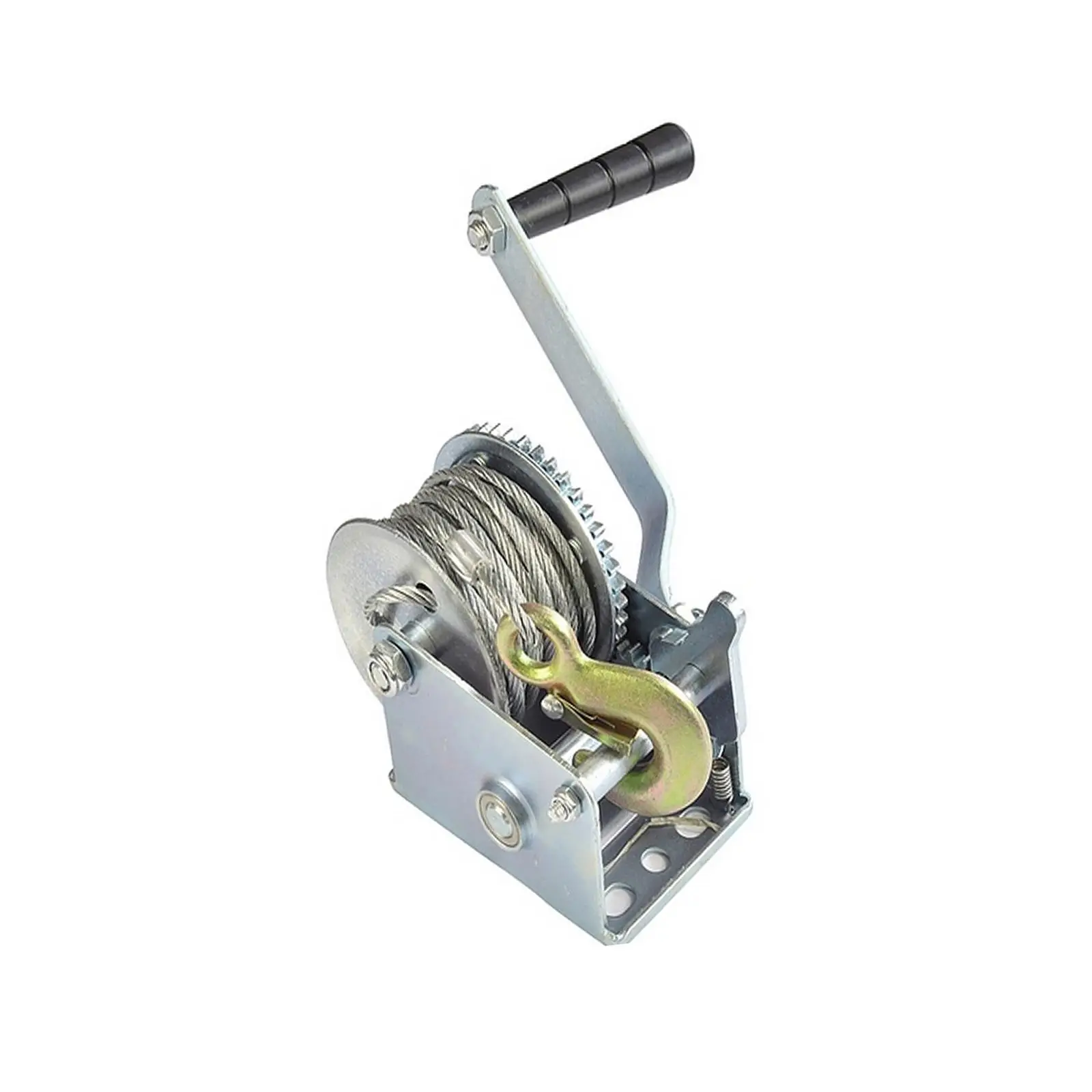 

Manual Hand Winch 800lbs Simple to Use Durable Direct Replaces Components Accessories with Hook Cable Trailer Winch for Truck