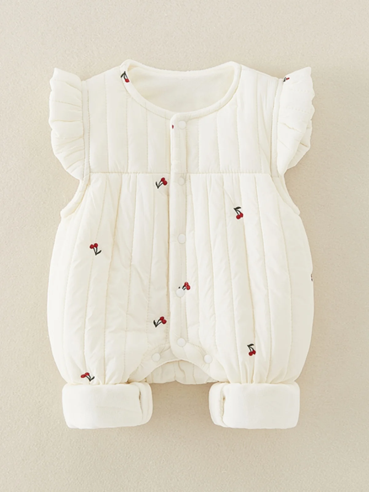 Одежда для малышей осенне-зимняя одежда стеганый теплый цельный жилет на