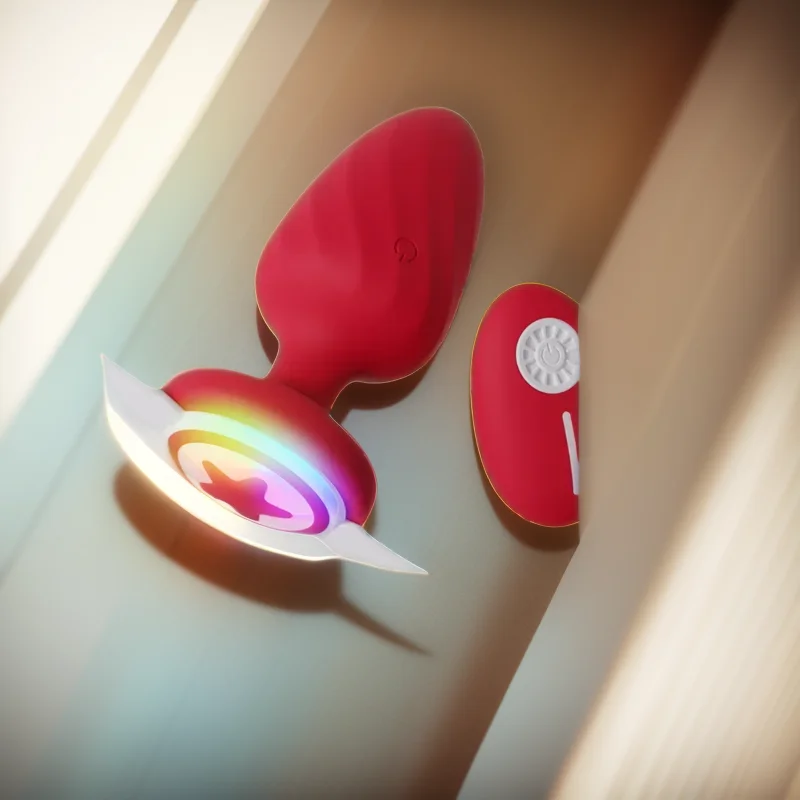 elska silikonowa korek analny mini wibrator z wtyczką seks-zabawka odpowiednia dla męskich i żeńskich homoseksualnych par stymulator analny.