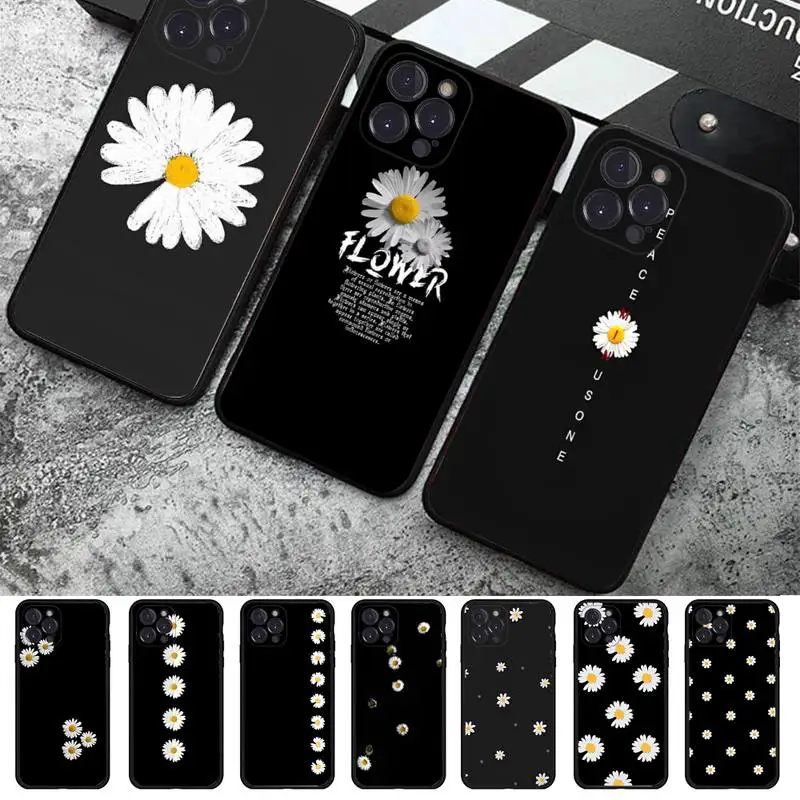

Fashion Fresh Little Daisy Flower Phone Case For iPhone 14 11 12 13 Mini Pro XS Max Cover 6 7 8 Plus X XR SE 2020 Funda Shell