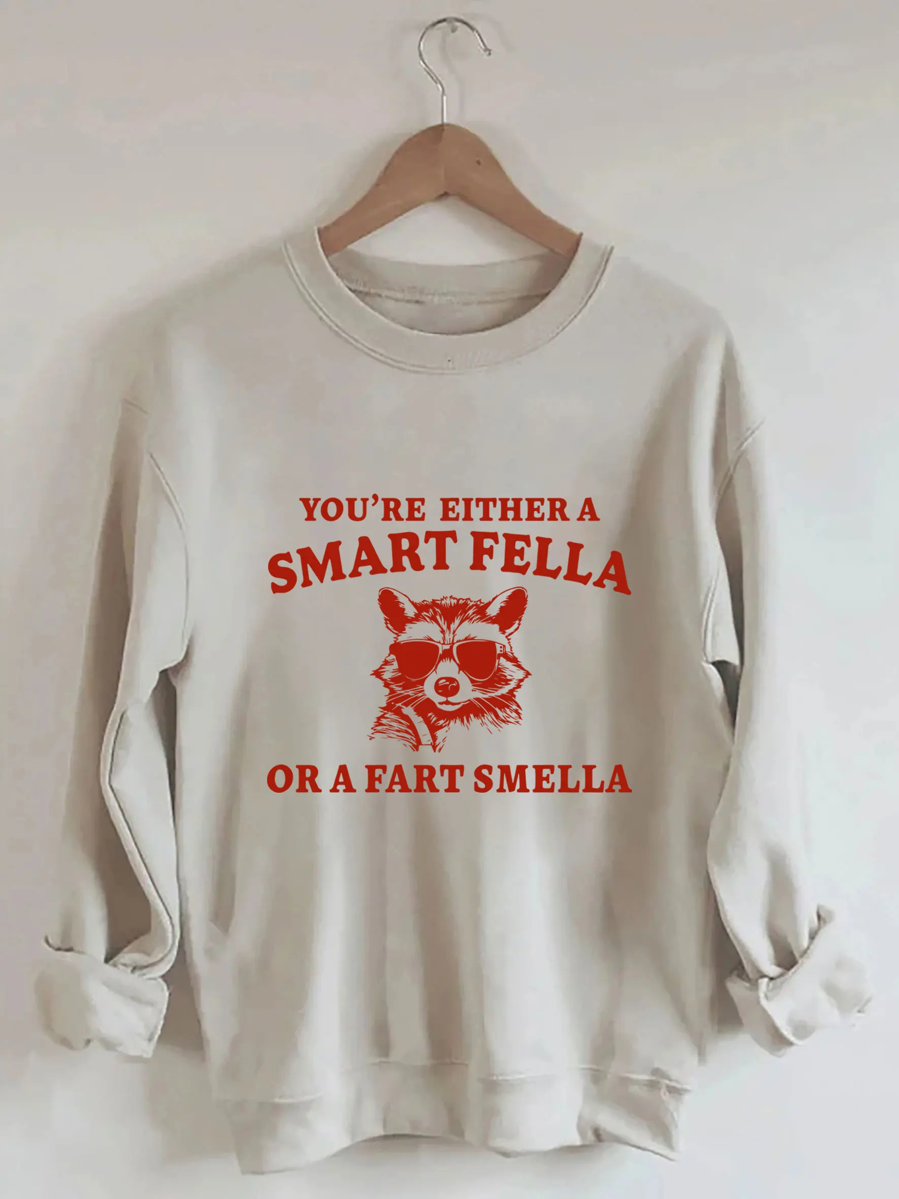 Толстовка Are You A Smart Fella Or Fart Smella забавный мем толстовка с героями мультфильмов