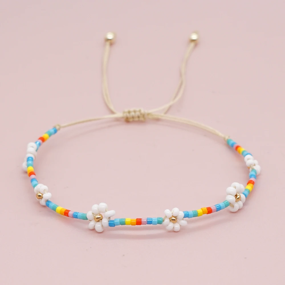 Браслет Go2Boho с пресноводным жемчугом штабелируемые браслеты со смайликами